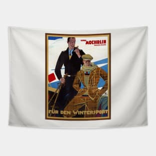 Für den Wintersport Germany Vintage Poster Tapestry