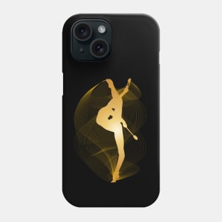 Rhythmic Gymnast with clubs Phone Case