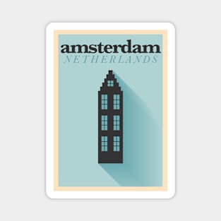 Amsterdam Poster Design Magnet