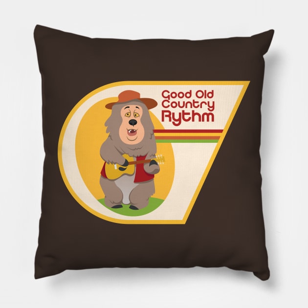 Good Old Country Rythm Pillow by DeepDiveThreads