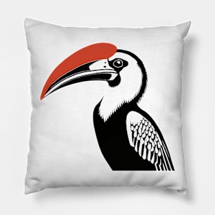 Hornbill Bird Pillow