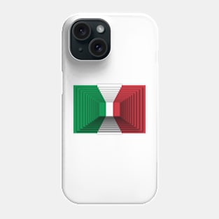 3D Italian flag Phone Case