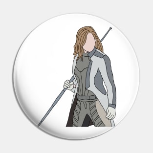 White Canary Pin