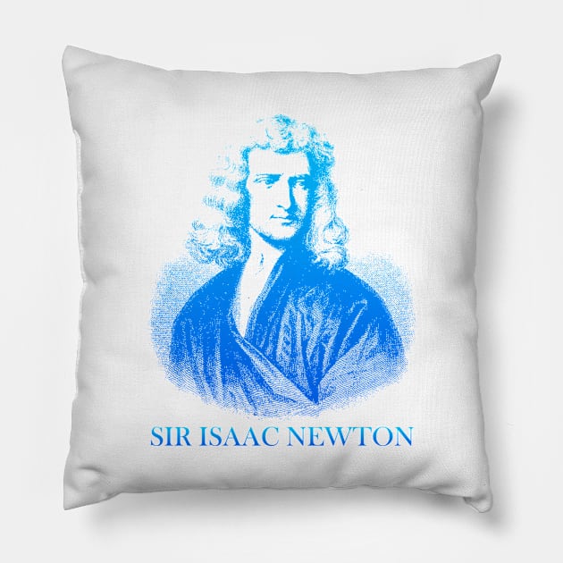 SIR ISAAC NEWTON Pillow by alfandi