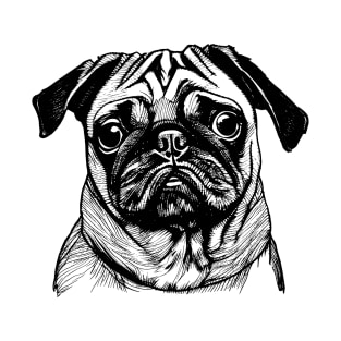 Pug drawing T-Shirt