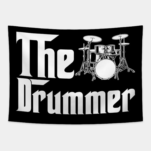 The drummer music band . Perfect present for mother dad friend him or her Tapestry by SerenityByAlex