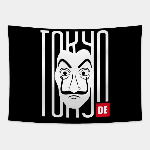 La Casa De Papel Tokyo Tapestry by TEEWEB