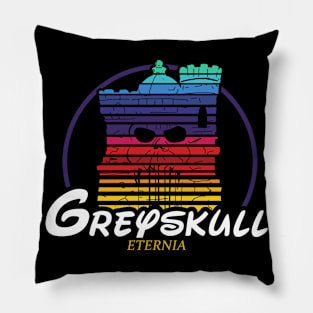 Castle Greyskull colored Pillow