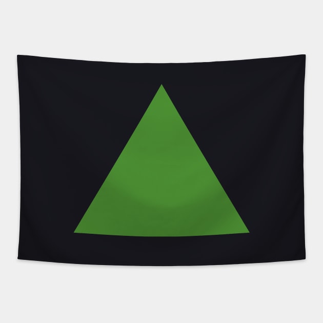 Green triangle Tapestry by AliciaZwart