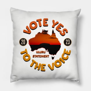 Vote YES to Indigenous Voice to Parliament Australia Pillow