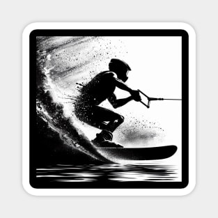 Water Skiing Magnet