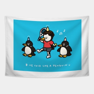 Domi as a cute penguin :) Tapestry