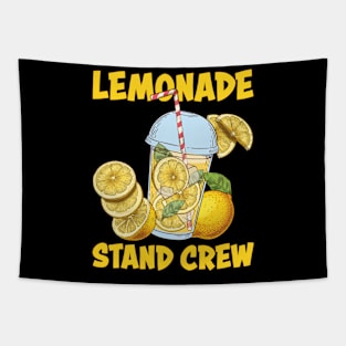 Lemonade Stand Crew Lemon Juice Summer Refreshing Tapestry