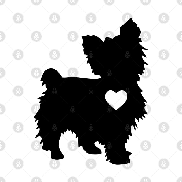 Yorkie Silhouette by russodesign