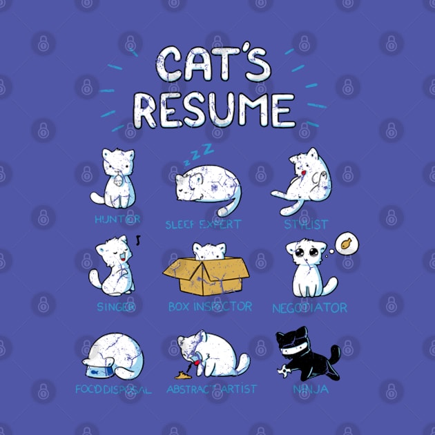 CAT'S RESUME by Vikinoko Micro Photography