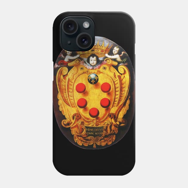 The Medici coat of arms on a silk velvet Phone Case by BulganLumini