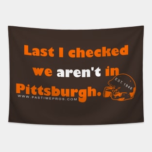 Cleveland Browns Pittsburgh Steelers Rivalry Tapestry