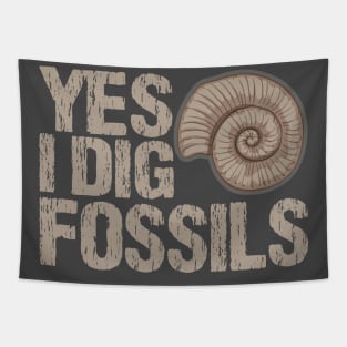 Paleontologist Fossils Fathers Day Gift Funny Retro Vintage Tapestry