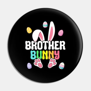 Brother Bunny Ears Easter Family Big Bro Pin