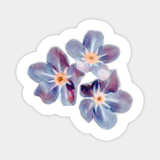 Forget Me Not Flower (Scorpion grasses) Magnet