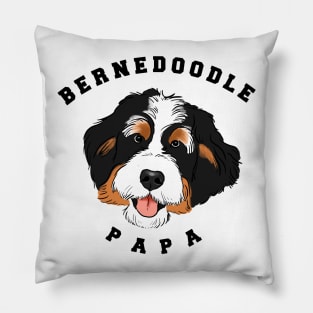 Bernedoodle Papa, Bernedoodle Dad, Bernedoodle Guy, Bernedoodle Lover Pillow