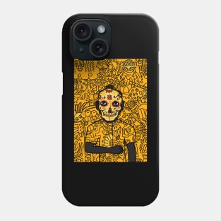 Unnamed NFT - MaleMask with MexicanEye Color and DarkSkin on OpenSea Phone Case