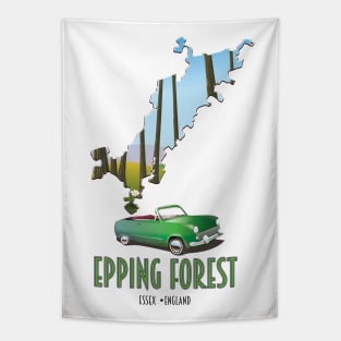 Epping Forest Essex England map Tapestry