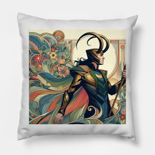 Loki: Art Nouveau Pillow