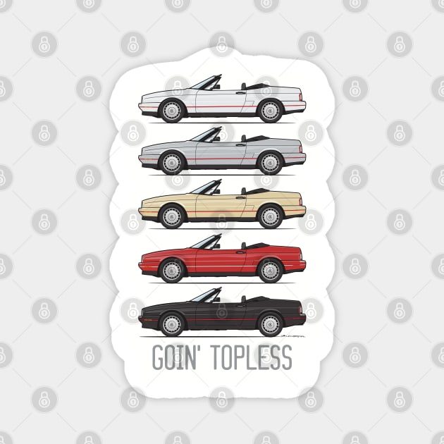 goin' topless Magnet by ArtOnWheels