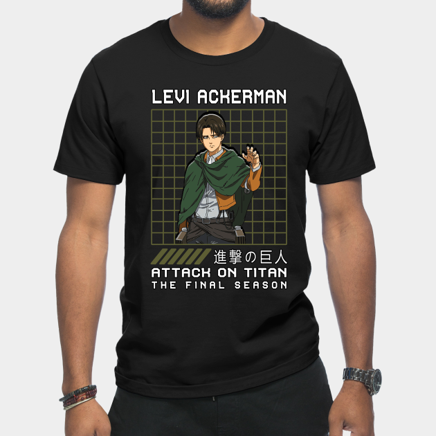 LEVI ACKERRMAN - Attack On Titan - T-Shirt