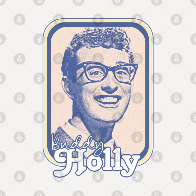 Buddy Holly - Retro Nostalgia Graphic Design by DankFutura