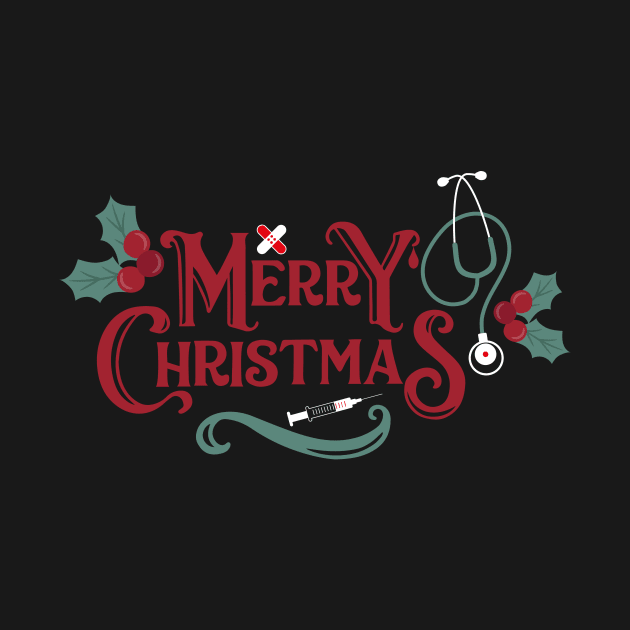 health worker merry christmas by Goldewin