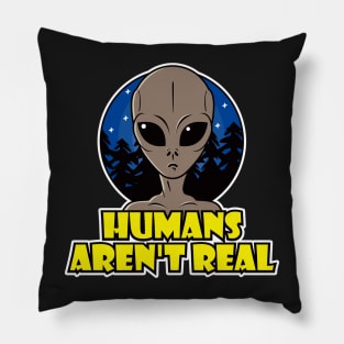 Humans Aren't Real Pillow