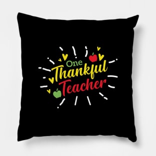 One Thankful Teacher Pillow