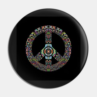 Peaceful Kaleidoscope Pin