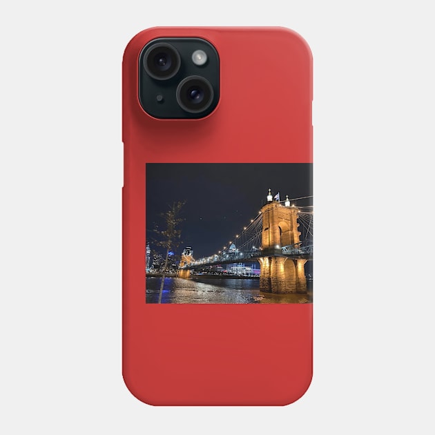 Downtown Cincinnati bridge Phone Case by PhotosbyMary10