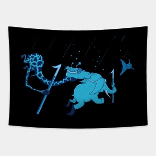 Snorkeling Buddies Tapestry