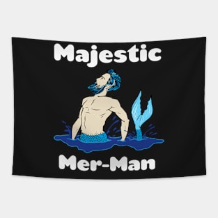 Majestic Mer-Man Tapestry