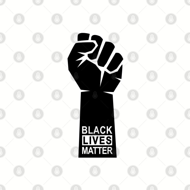 Black lives matter, fist fighting by beakraus