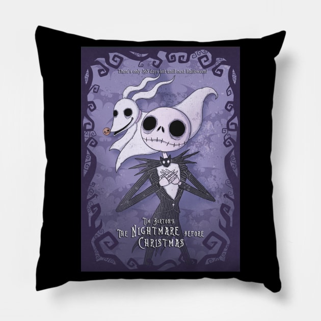 The Nightmare Before Christmas Pillow by Sickyll