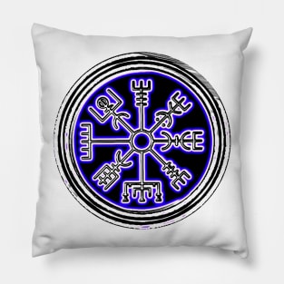 Neon Viking Navigation Pillow