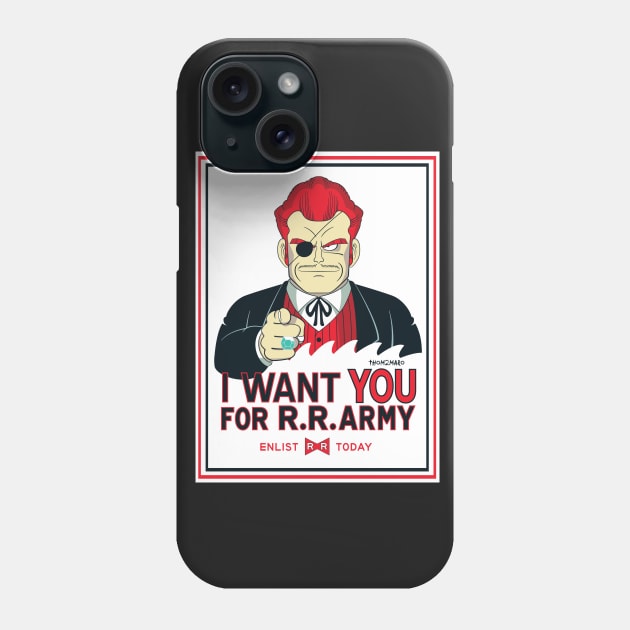 Commander Red Wants YOU! Phone Case by thom2maro