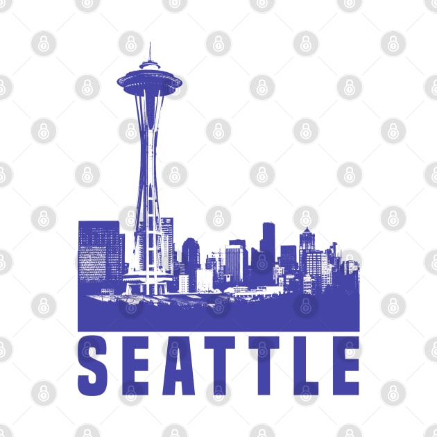 Seattle by Den Vector