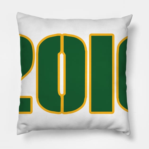 Green Bay LYFE 2010 World Champs! Pillow by OffesniveLine