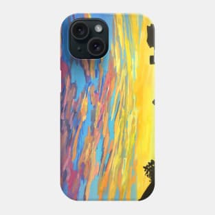 Blue and Yellow Phone Case