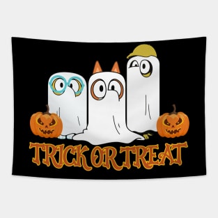 Bluey Trick Or treat Tapestry