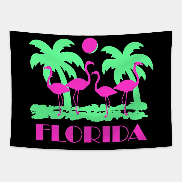 Florida Flamingos Tapestry by Flippin' Sweet Gear