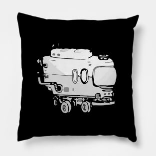 Robot Doodle Monster 8 Pillow