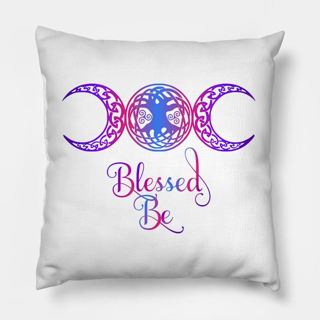 Blessed Be Pillow by Danipost