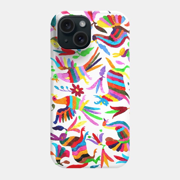 Rainbow Otomi Print Phone Case by otomi